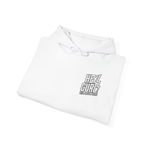 Hey Gurl Unisex Heavy Blend Hoodie - Casual Cozy Sweatshirt