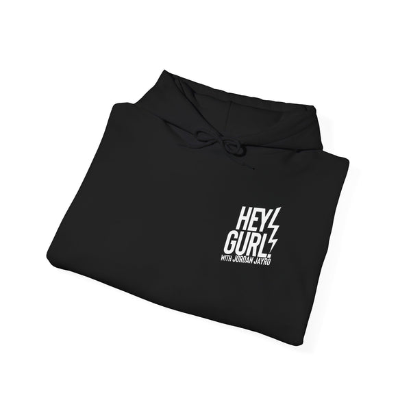 Hey Gurl Unisex Heavy Blend Hoodie - Casual Cozy Sweatshirt