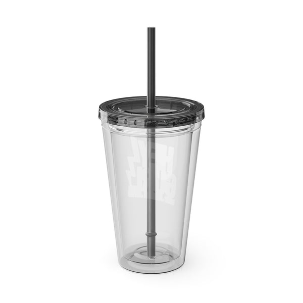 Hey Gurlz 16oz Clear Tumbler with Straw – Branded Sunsplash Drink Cup