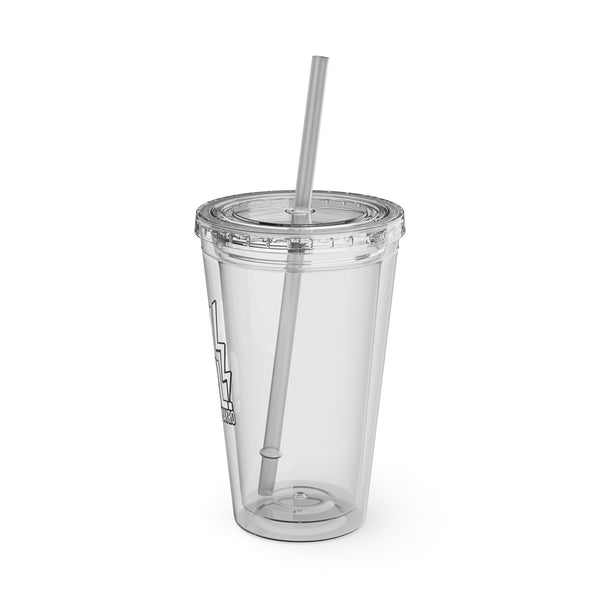 Hey Gurlz 16oz Clear Tumbler with Straw – Branded Sunsplash Drink Cup