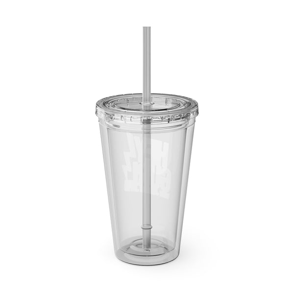 Hey Gurlz 16oz Clear Tumbler with Straw – Branded Sunsplash Drink Cup