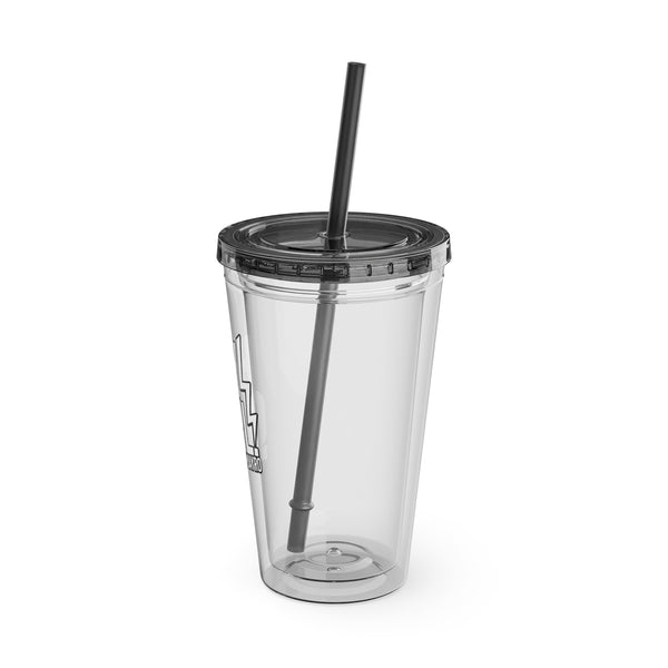 Hey Gurlz 16oz Clear Tumbler with Straw – Branded Sunsplash Drink Cup