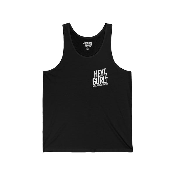 Hey Gurlz Unisex Jersey Tank Top – Casual Summer Style